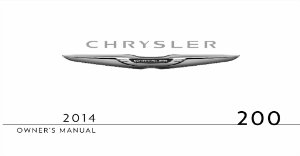 2014 Chrysler 200 Owner's Manual