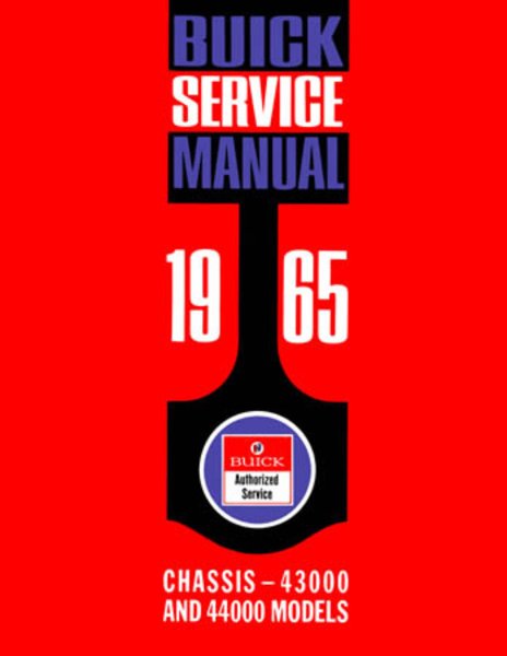 1965 Buick Special, DeLuxe, Skylark, Sportwagon Factory Shop Service Manual