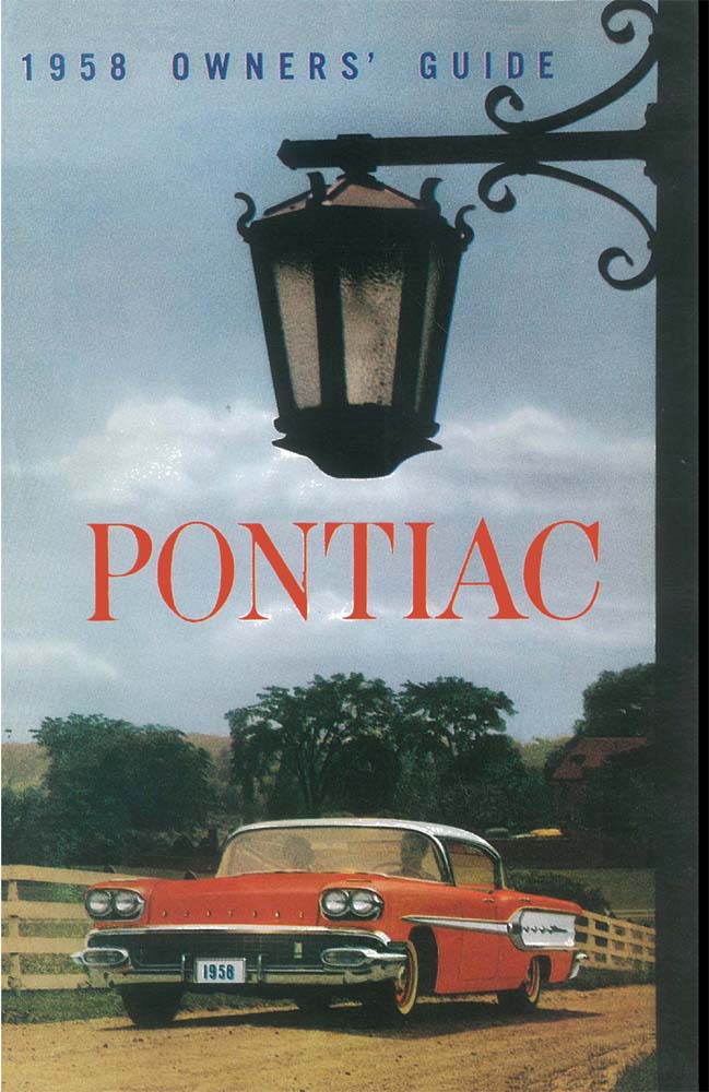 1958 Pontiac Owners Manual User Guide