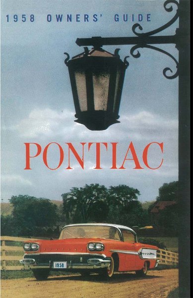 1958 Pontiac All Models Owner's Manual