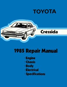 1985 Toyota Cressida Factory Shop Service Manual