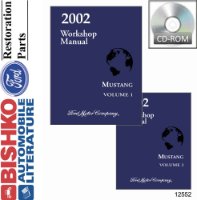 2002 Ford Mustang Shop Service Repair Manual PDF sample image