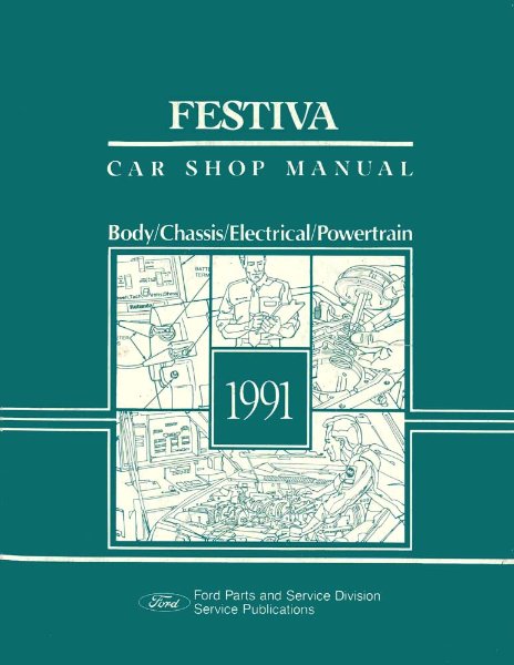 1991 Ford Festiva Factory Shop Service Manual