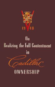 1948 Cadillac All Models Owner's Manual