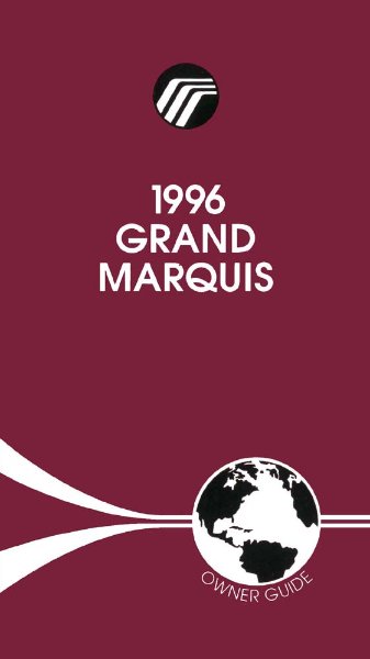 1996 Mercury Grand Marquis Owner's Manual