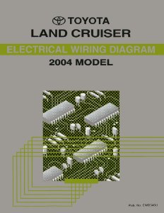 2004 Toyota Land Cruiser Wiring Diagrams Manual