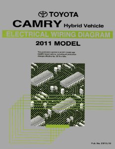 2011 Toyota Camry Hybrid Wiring Diagrams Manual