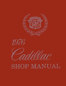 1976 Cadillac NO SEVILLE - CHASSIS Factory Shop Service Manual