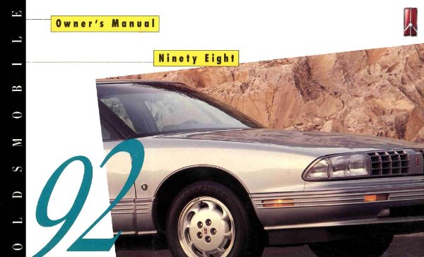 1992 Oldsmobile 98 Owner's Manual