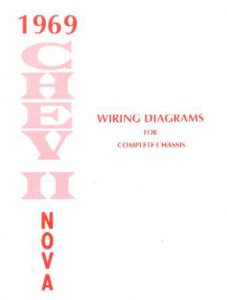 1969 Chevrolet Chevy II, Nova Wiring Diagrams Manual