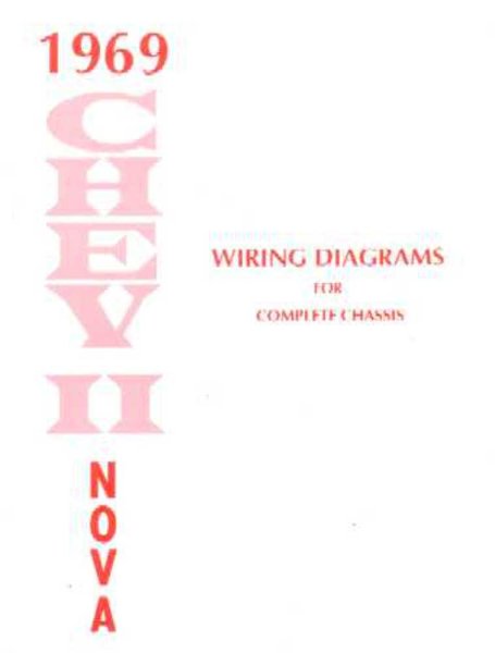 1969 Chevrolet Chevy II, Nova Wiring Diagrams Manual