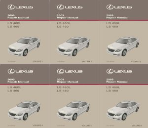 2009 Lexus LS 460 LS 460L Factory Shop Service Manual