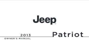 2013 Jeep Patriot Owner's Manual