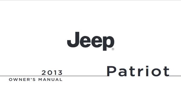 2013 Jeep Patriot Owner's Manual