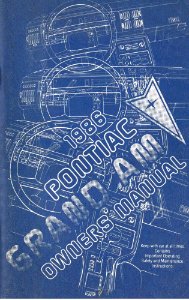 1986 Pontiac Grand Am Owner's Manual