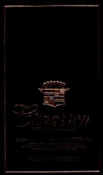 1982 Cadillac Cimarron Owner's Manual