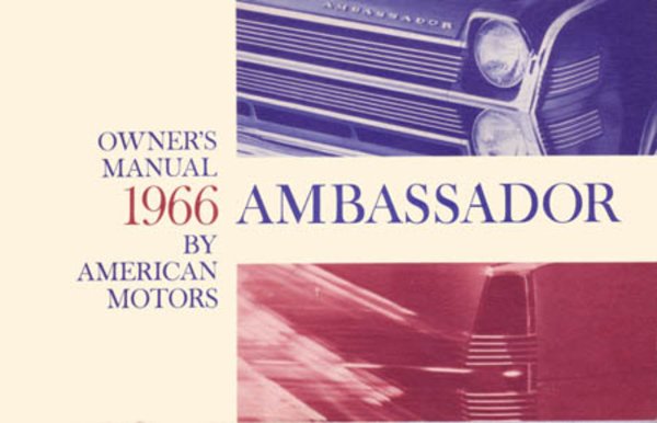 1966 AMC Ambassador Owner's Manual