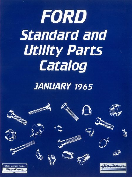 1965 Ford Truck Standard & Utility Parts Book