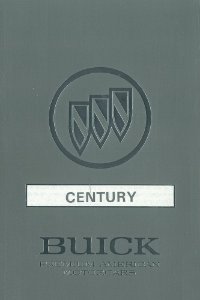 1992 Buick Century Owner's Manual