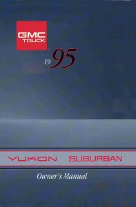 1995 GMC Yukon/Suburban Owner's Manual