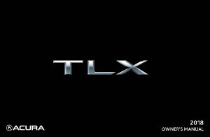 2018 Acura TLX Owner's Manual
