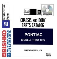 1965-1975 Pontiac Part Numbers Book PDF List Guide Interchange sample image