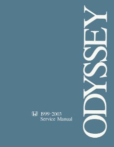 1999–2003 Honda Odyssey Factory Shop Service Manual