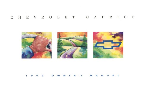 1993 Chevrolet Caprice Owner's Manual