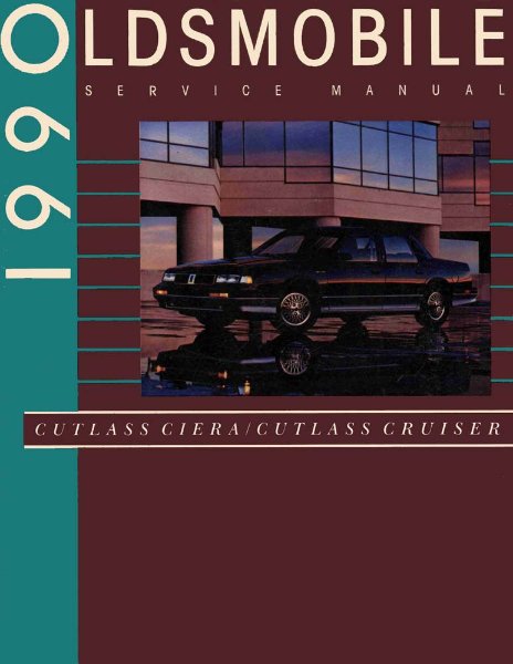 1990 Oldsmobile Cutlass Ciera, Cutlass Cruiser Factory Shop Service Manual