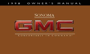 1998 GMC Sonoma Owner's Manual