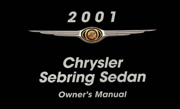 2001 Chrysler Sebring Sedan Owner's Manual