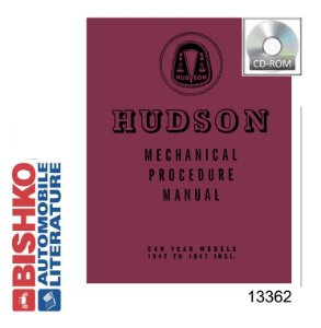 1942-47 Hudson Shop Service Repair Manual PDF