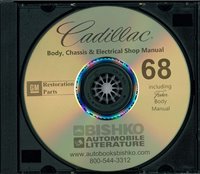 1968 CADILLAC Body, Chassis & Electrical Service Manual sample image