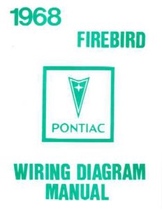1968 Pontiac Firebird, Trans Am Wiring Diagrams Manual