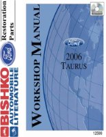 2006 Ford Taurus Factory Shop Service Manual sample image