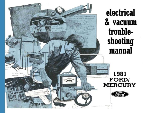 1981 Ford Ford, Mercury Wiring Diagrams Manual