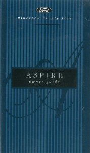 1995 Ford Aspire Owner's Manual