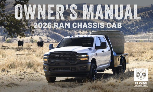 2026 Dodge Ram Chassis Cab Owner's Manual