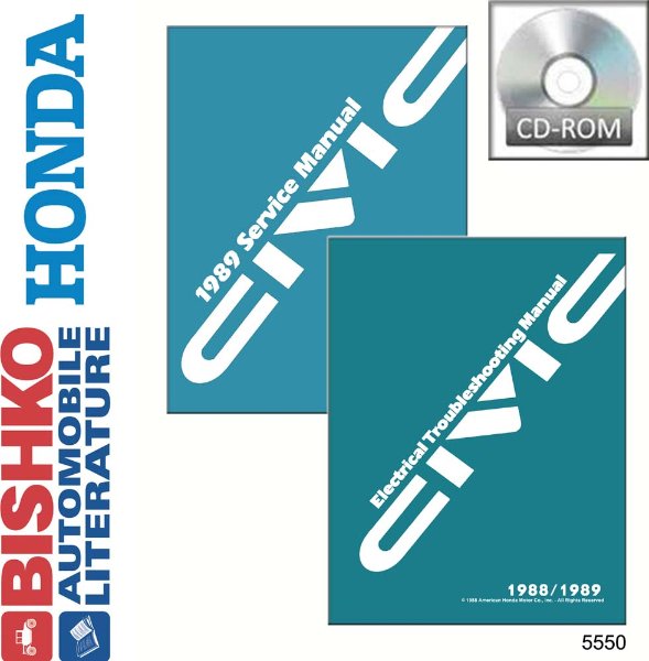 1989 Honda Civic Factory Shop Service Manual