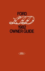1982 Ford LTD Owner's Manual