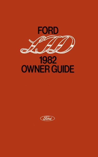 1982 Ford LTD Owner's Manual