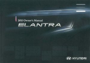 2010 Hyundai Elantra Owner's Manual