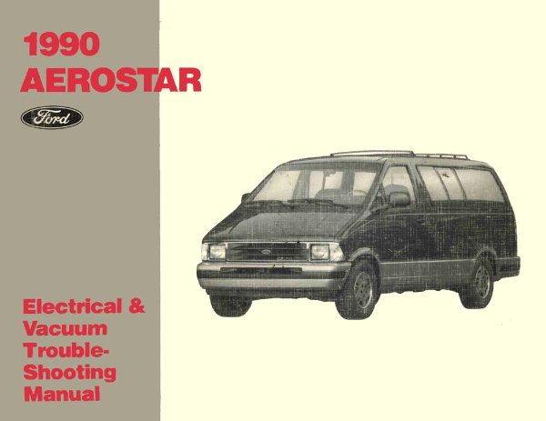 1990 Ford Truck Aerostar Wiring Diagrams Manual