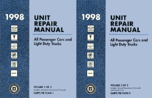 1998 Chevrolet All Passenger Cars and Light Duty Trucks Factory Shop Service