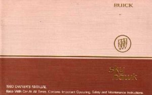 1980 Buick Skyhawk Owner's Manual