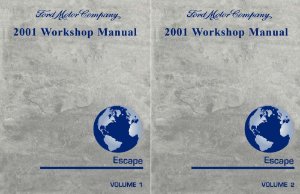2001 Ford Truck Escape Factory Shop Service Manual