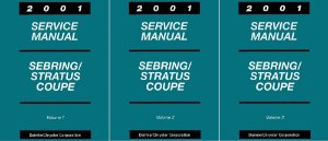 2001 Chrysler Sebring, Dodge Stratus Factory Shop Service Manual