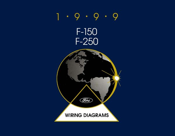 1999 Ford Truck F-150, F-250 Wiring Diagrams Manual