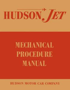 1953 Hudson Jet Factory Shop Service Manual