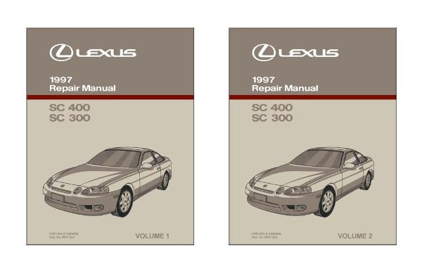 1997 Lexus SC 300, SC 400 Factory Shop Service Manual